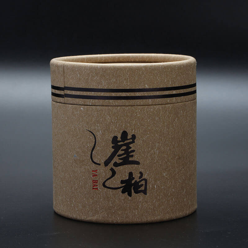 Luxury Chinese incense in elegant brown container with traditional calligraphy.